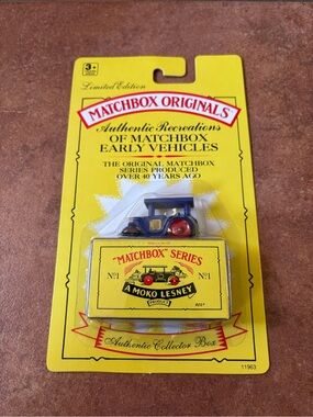 New Matchbox Originals A Moko Lesney Product No. 1 Aveling Barford Road Roller